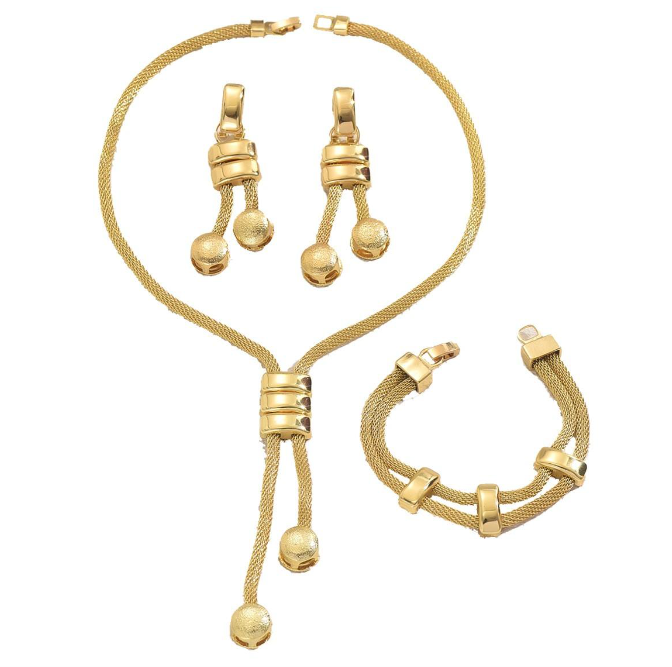18K Golden Grace Statement Necklace