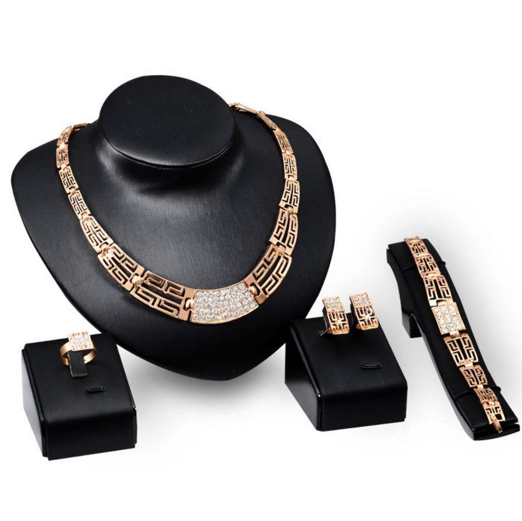 Celestia Diamond Glow 4-Piece Jewelry Set