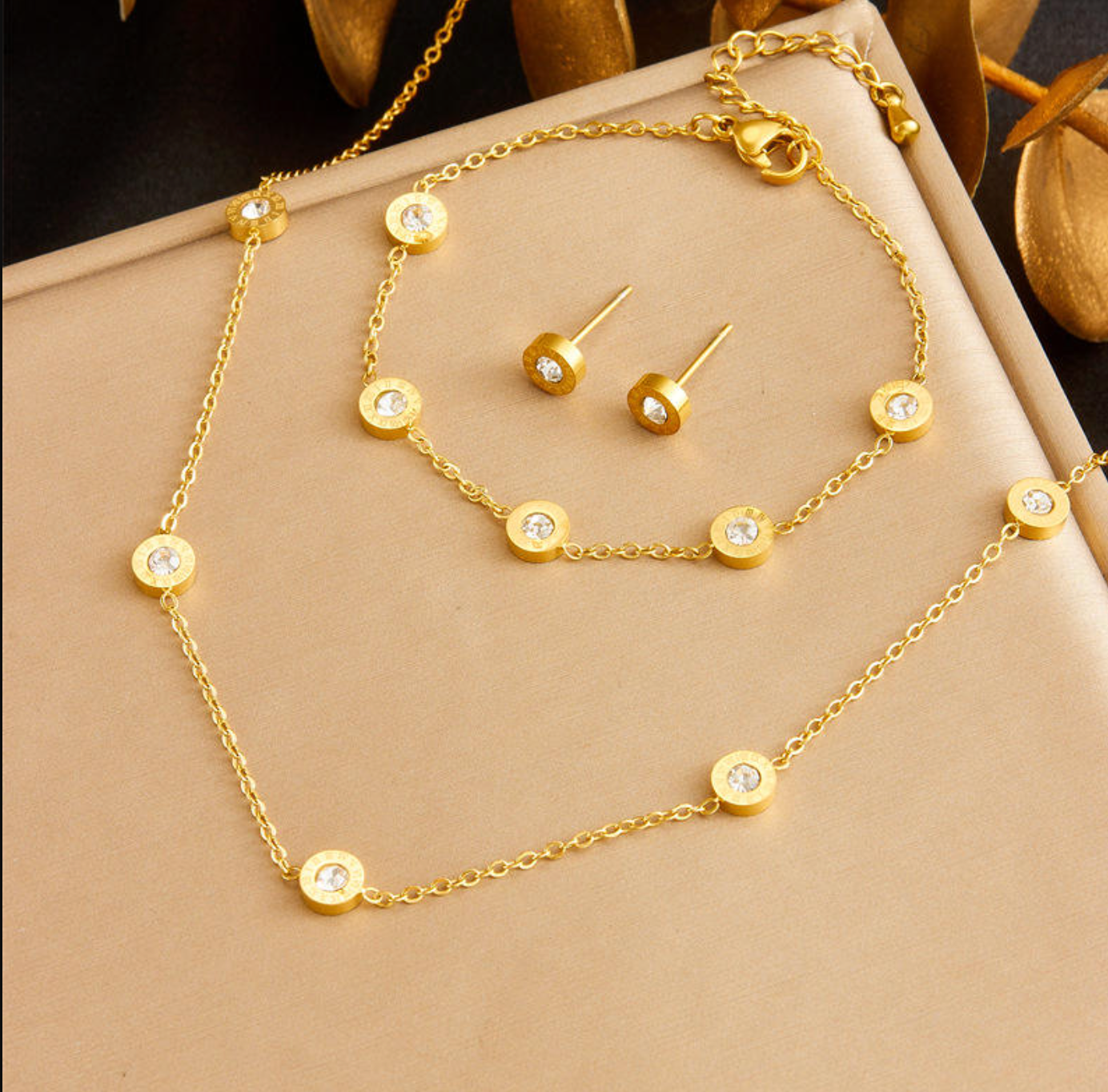 Elara Crystal Chain Necklace