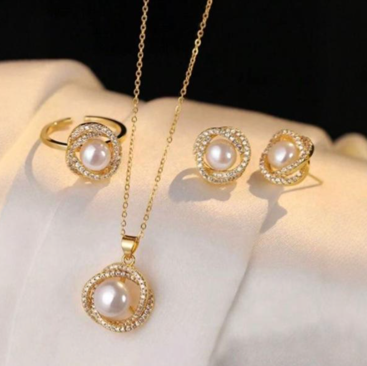 Pearl Étoile Luxury 3-Piece Jewelry Set