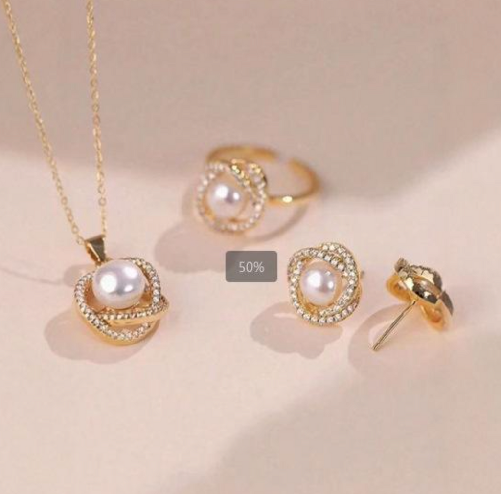 Pearl Étoile Luxury 3-Piece Jewelry Set