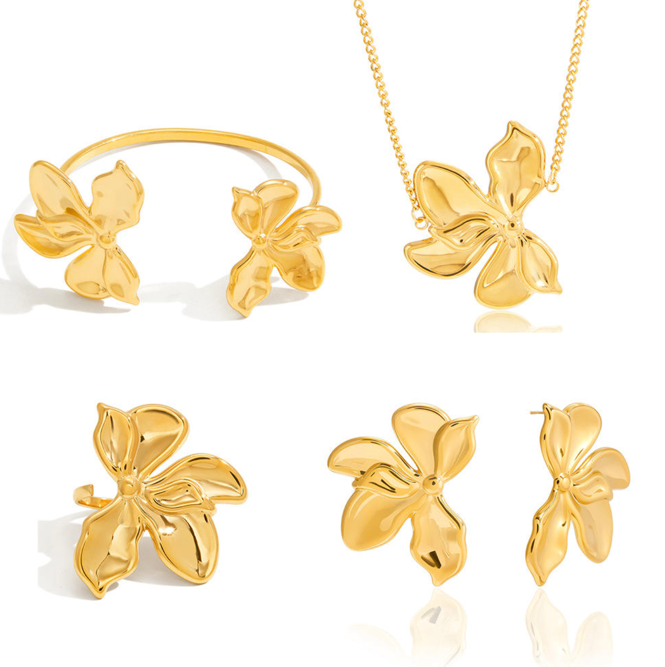 Fleur d'Or Golden Bloom Necklace